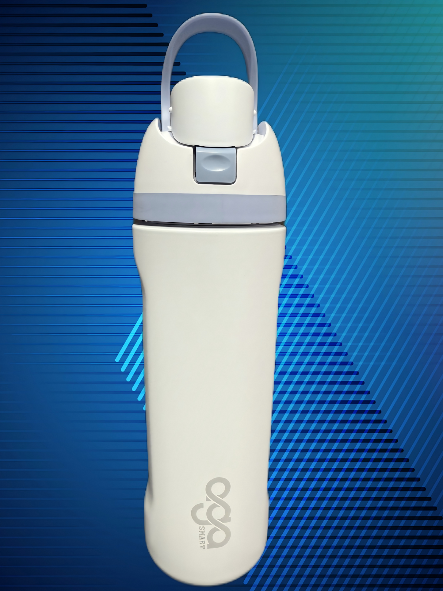 20 Oz Water Bottle with Leak Proof Lid, Carry On and Push Button | Insulated Stainless Steel Vacuum Bottle | One-handed Operation Travel Water Bottle for Gym & Sports